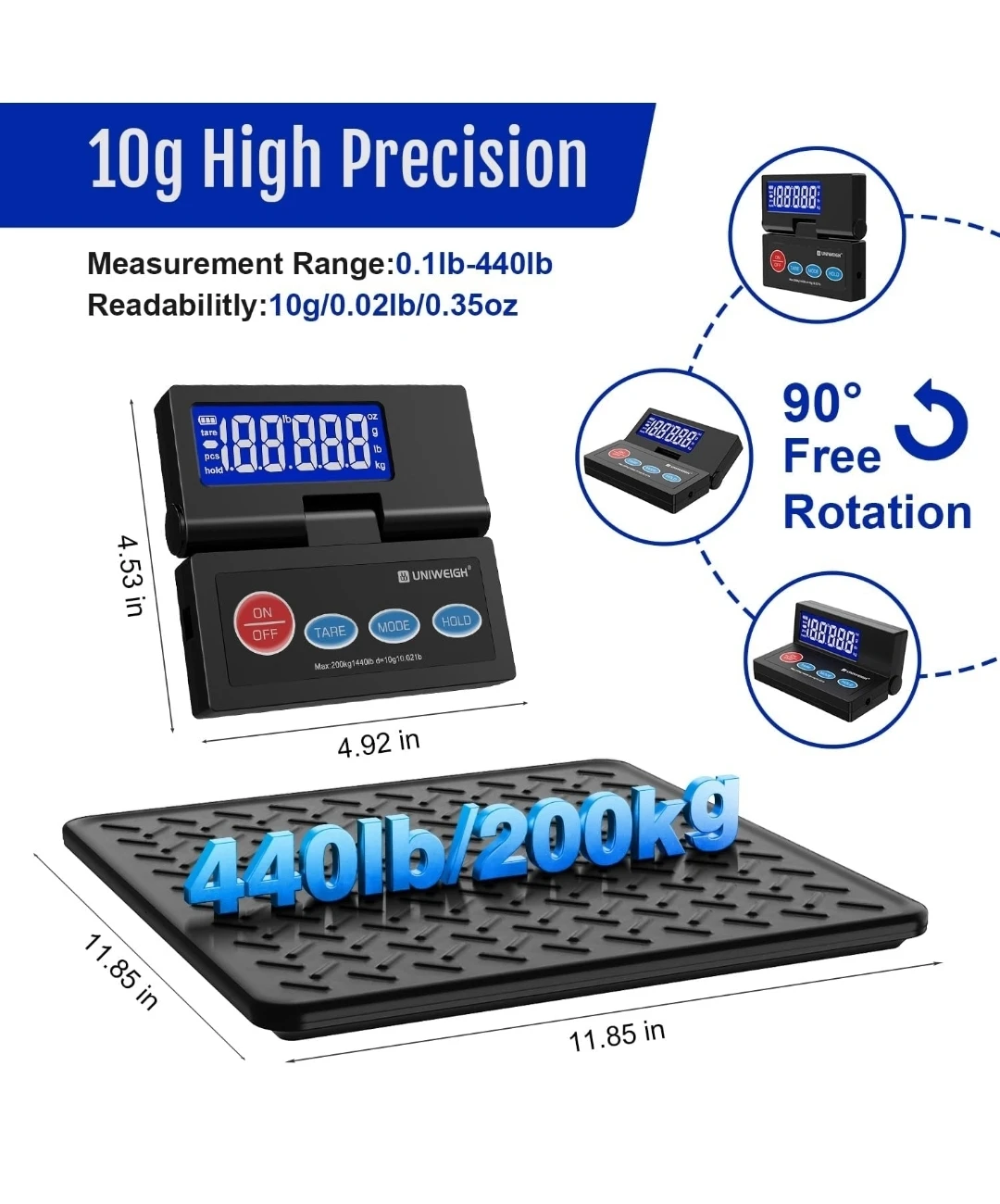 Uniweigh Digital Shipping Scale - photo 2