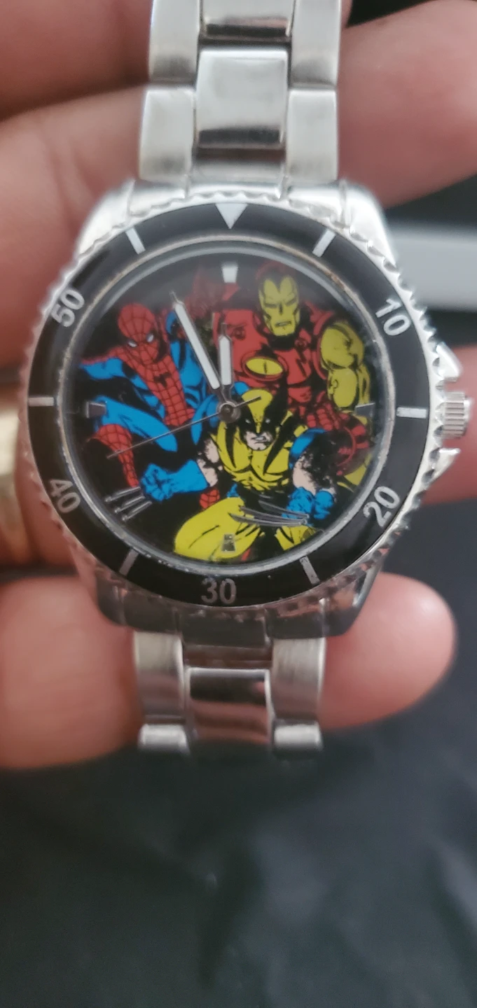 Marvel Superhero Analog Watch new run out battery