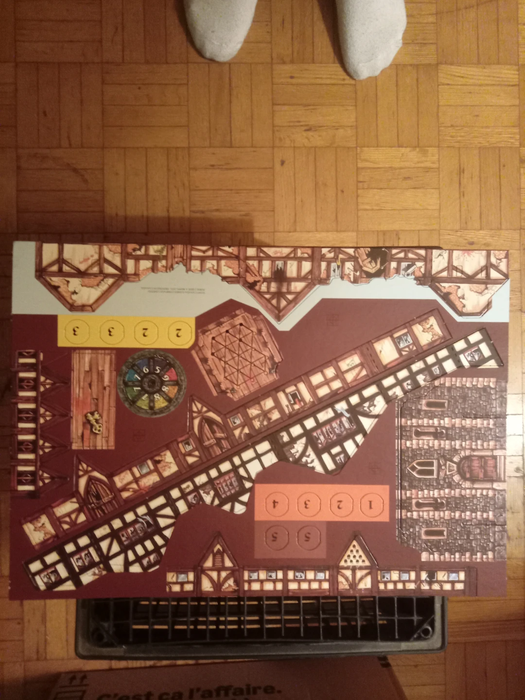 Vintage Dark World Village of Fear Board Game - photo 3