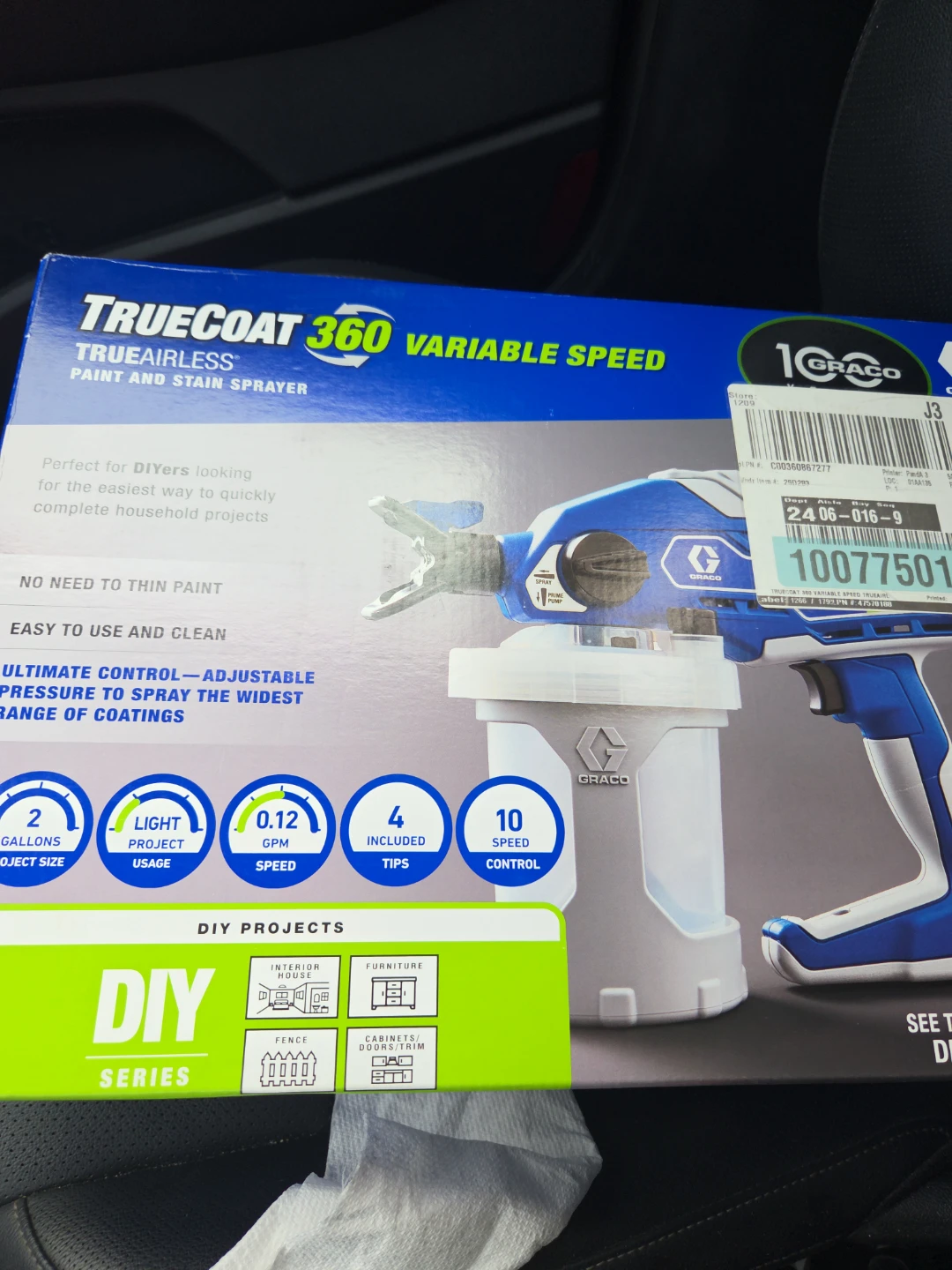 Graco TrueCoat 360 Variable Speed Paint Sprayer