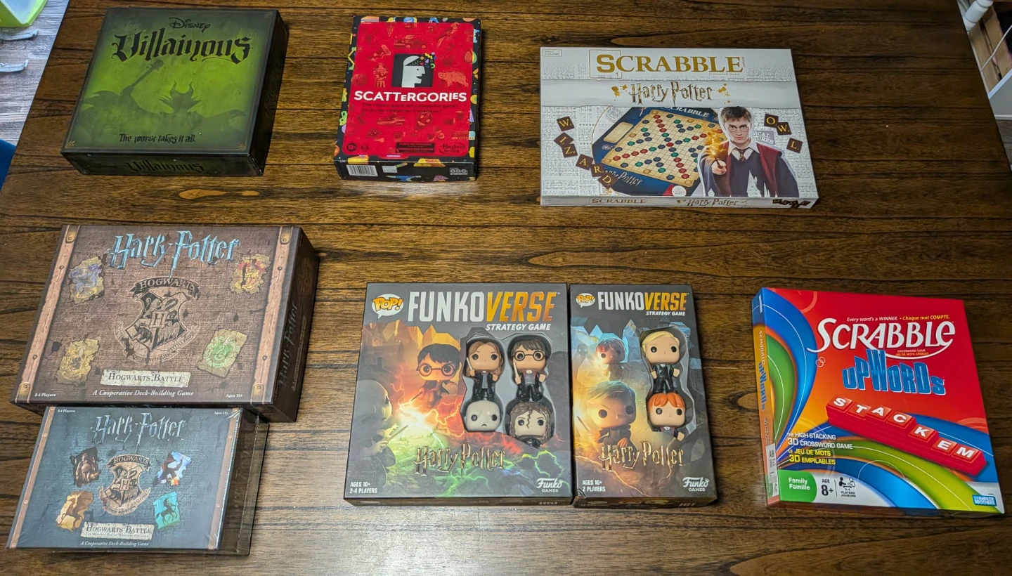 Assorted Board Game Collection