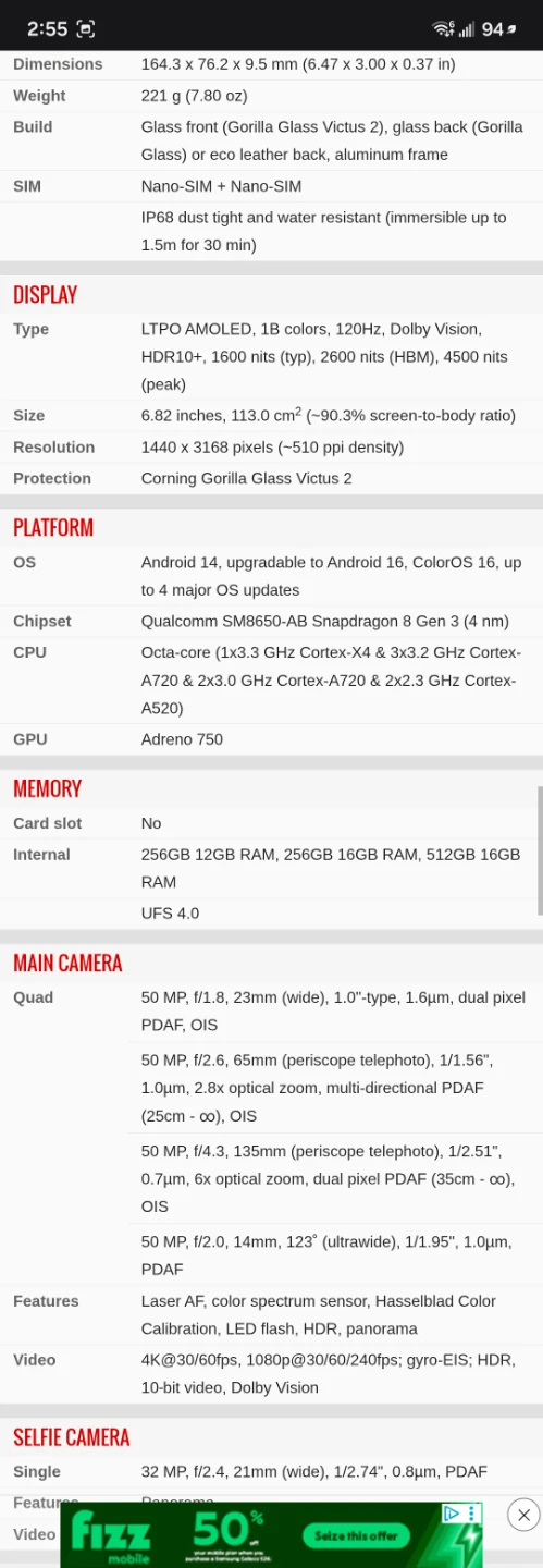 Oppo find x7 ultra 16gb ram 512gb storage - photo 2