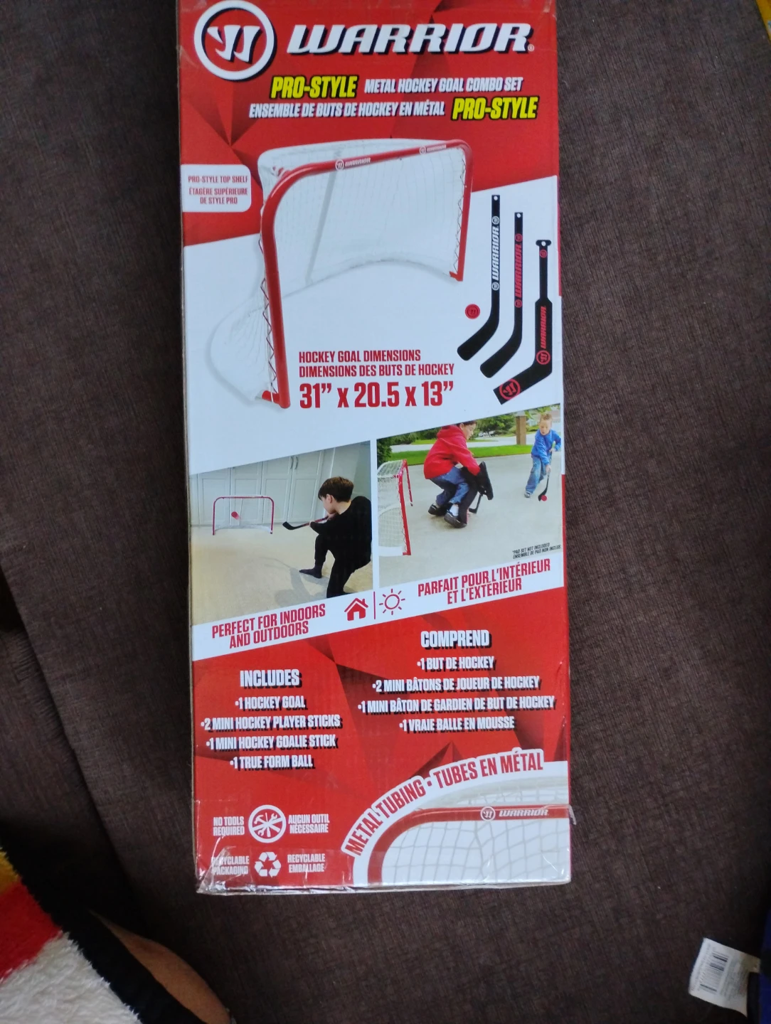 Never used Warrior Pro-Style Metal Hockey Net Combo Set - photo 3