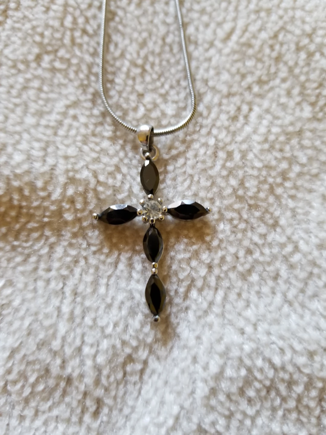 Black Cross Necklace