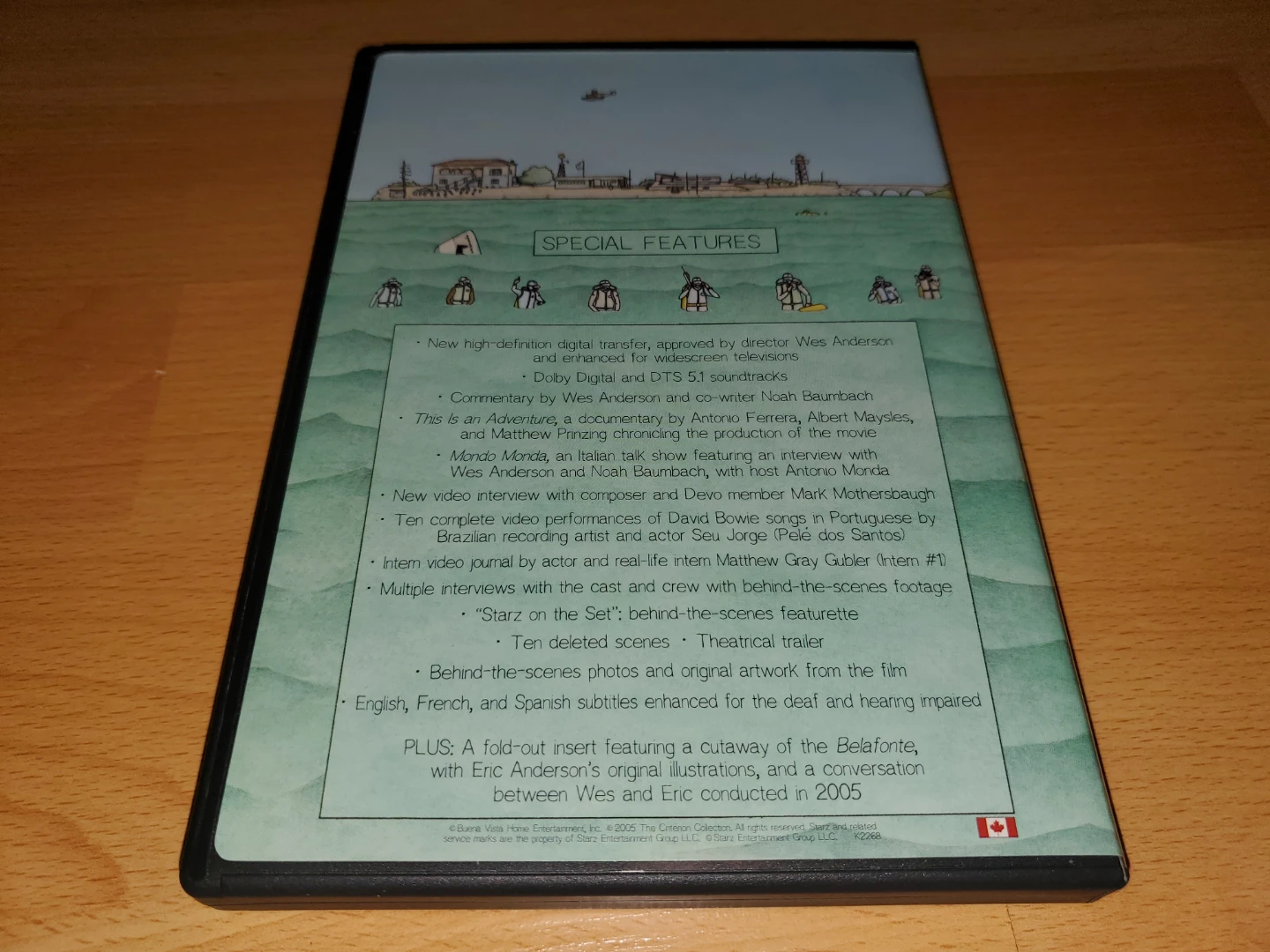 The Life Aquatic with Steve Zissou Criterion DVD - photo 5