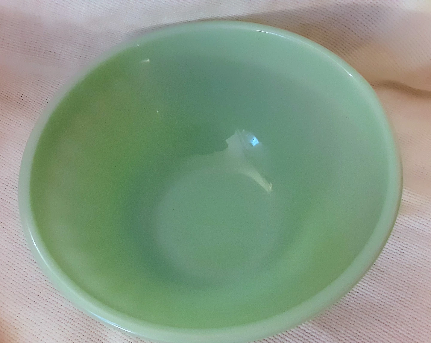 Fire-King Jadeite Swirl Mixing Bowl - photo 2