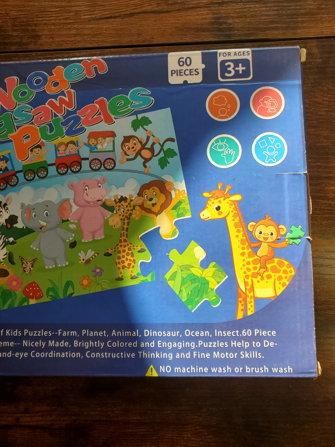 Bippidyci Wooden Jigsaw Puzzles...Like new...Set of 6 - photo 3