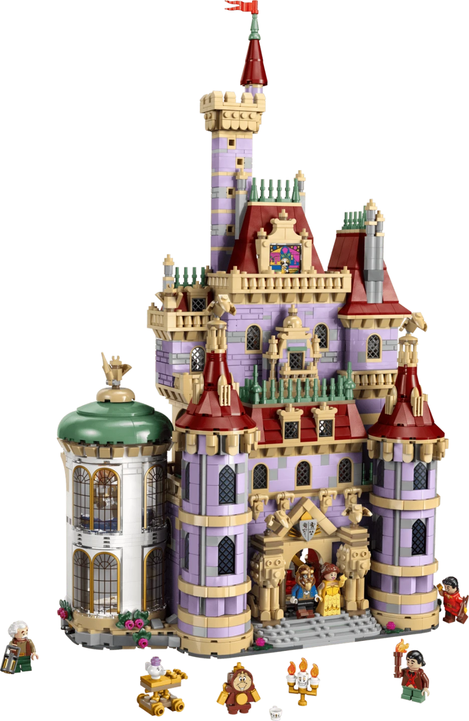 43263 beauty and the beast castle 2916pcs replica