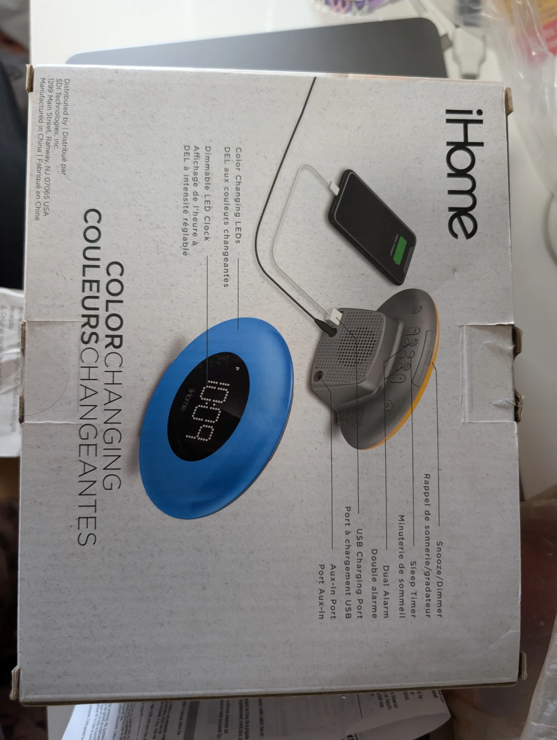 iHome Color Changing FM Clock Radio - photo 5