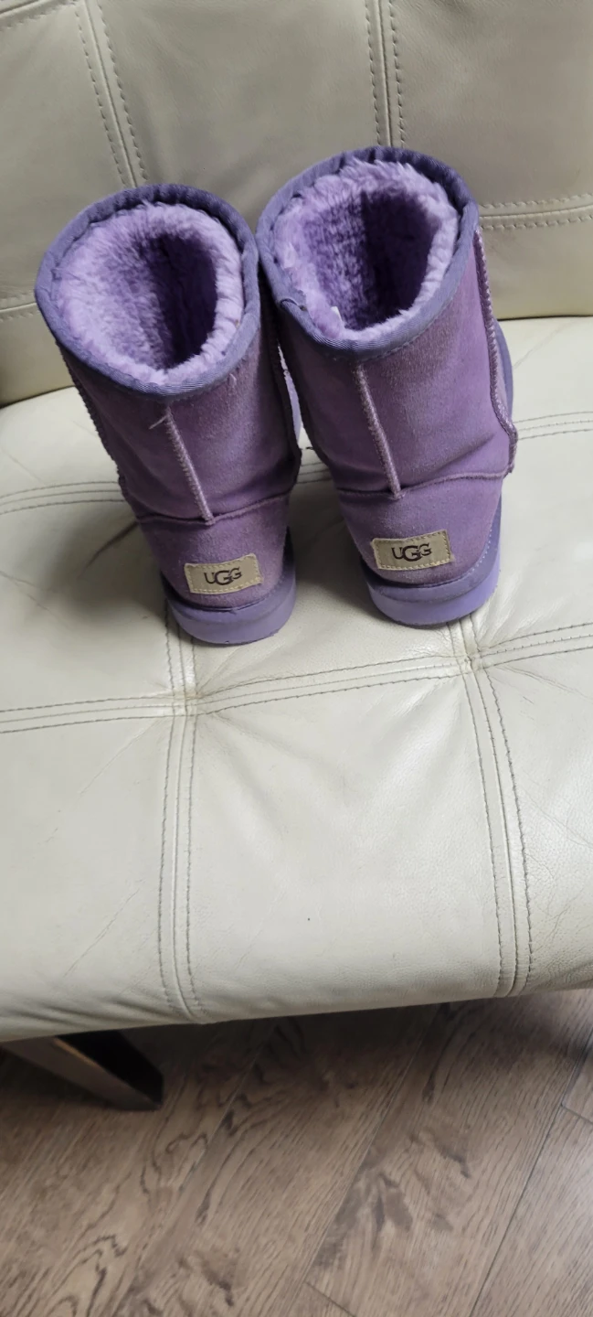 UGG classic suede boots - Purple womens sz 6 - photo 4