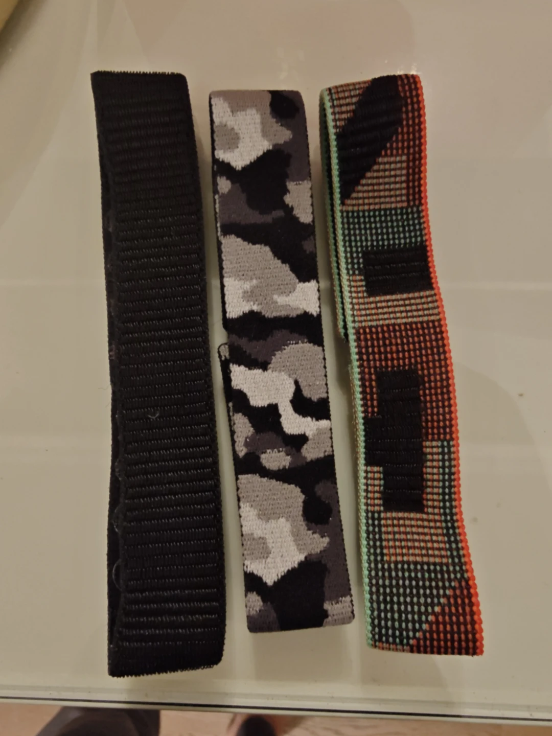 Set of 3 Fabric watch Bands 22mm for garmin