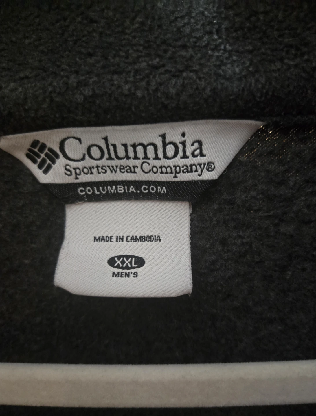 2XL Men's Columbia Fleece.  Grey full-zip. EUC. - photo 4