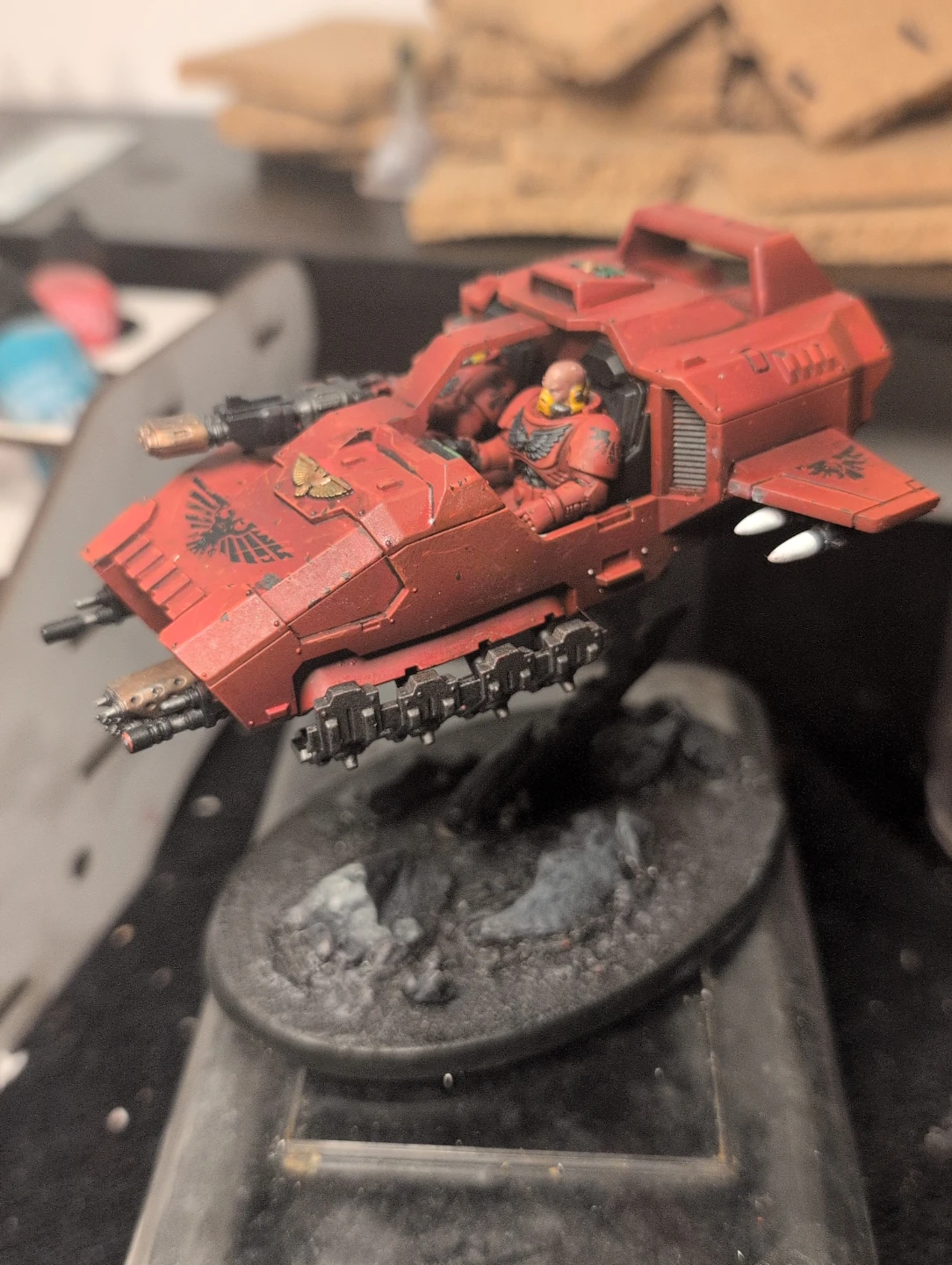 Warhammer 40K Armageddon Space Marine Land Speeder - photo 2