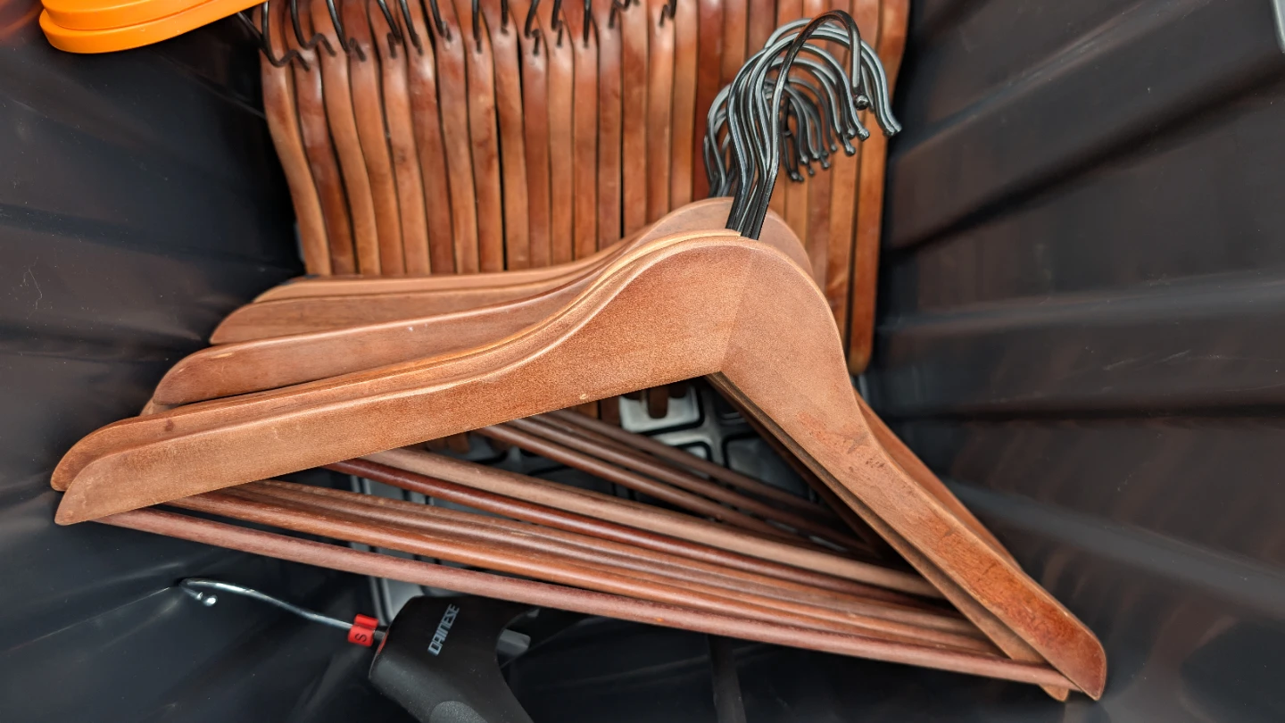 Wooden Clothing Hangers (FREE)