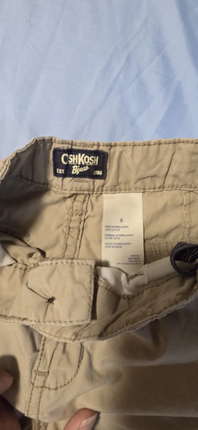 OshKosh B'gosh Tan Cargo Shorts Size 6. - photo 3