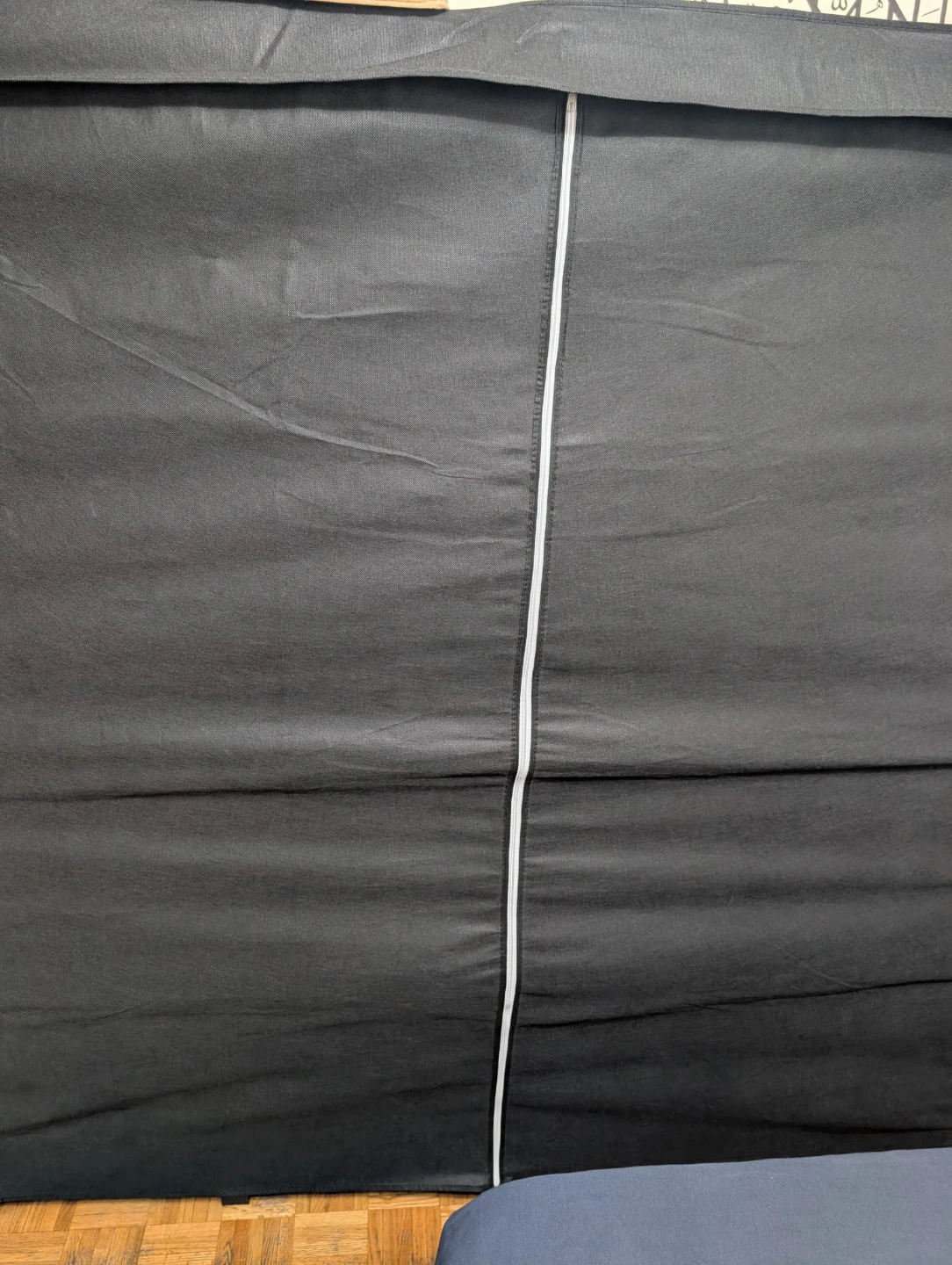 Portable Fabric Wardrobe with Shelves - photo 4