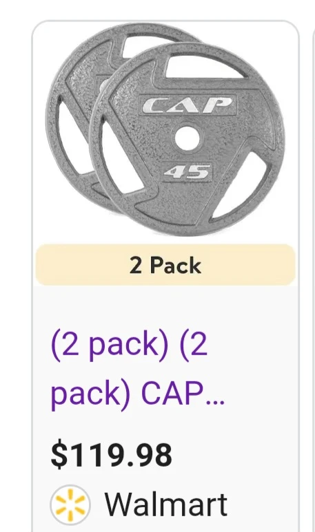 4 New 45 pound Olympic weight plates - photo 2