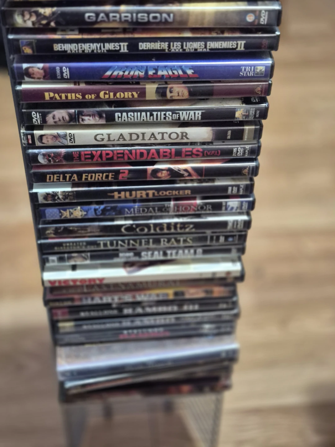 Collection of 20 War Movie DVDs