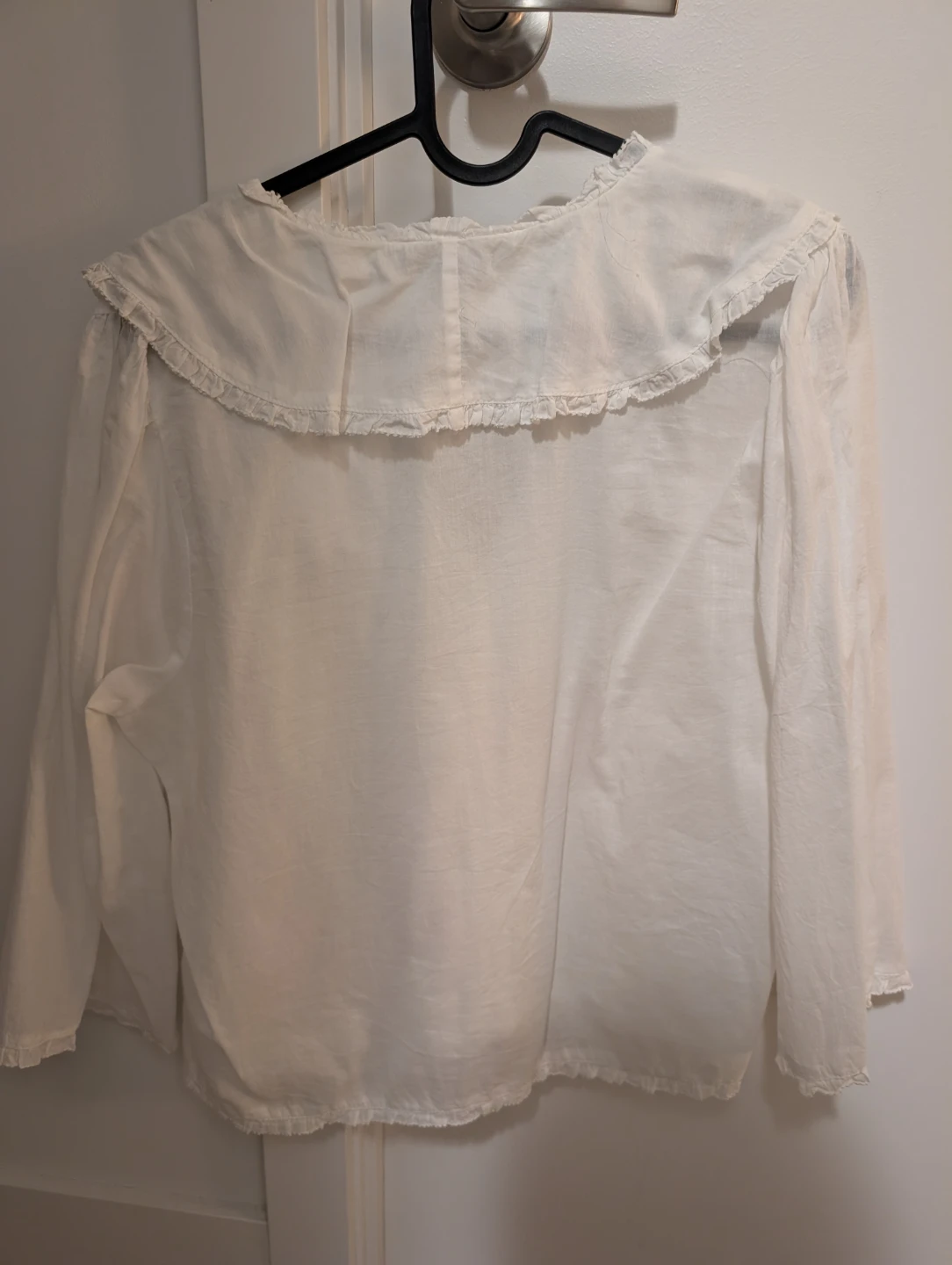 White embroidered blouse - photo 5