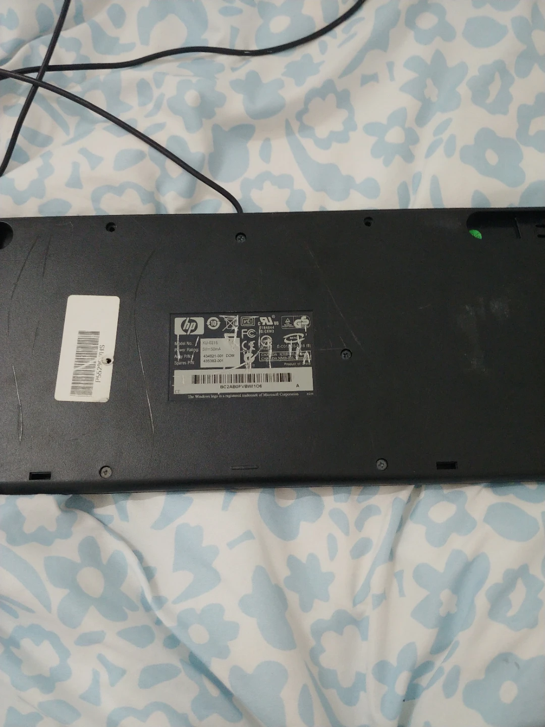 HP KU-0316 Wired Keyboard - photo 4