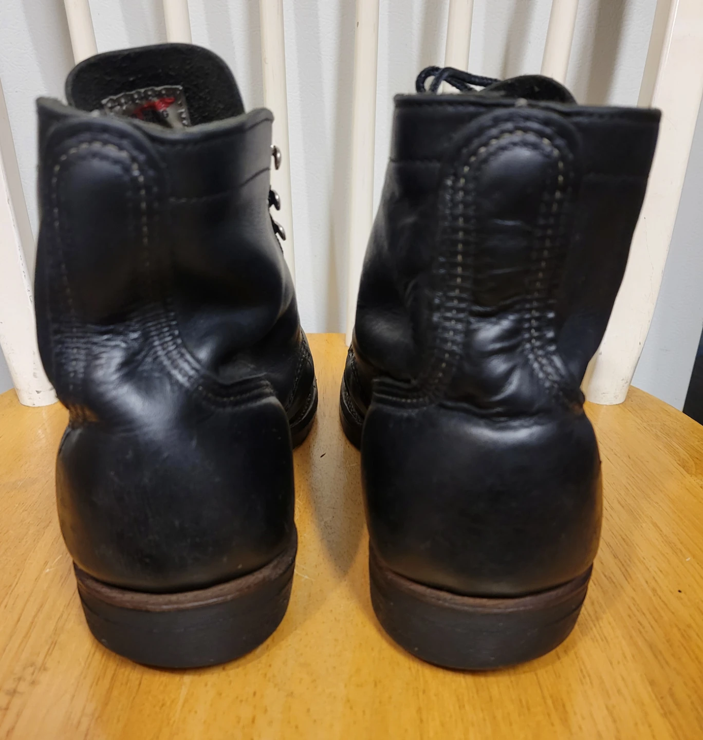 Red Wing Iron Ranger 8084 Black Leather Boots Mens Sz 10.5 - photo 5