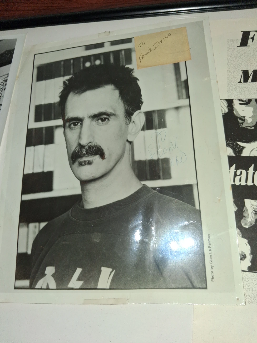 Frank Zappa really rare signed portfolio one of a kind - photo 3