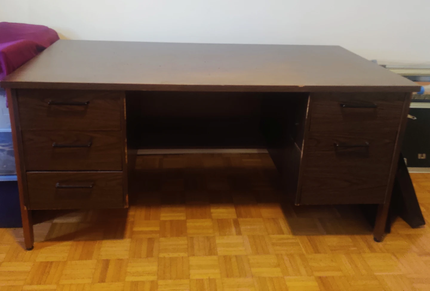Desk with drawers