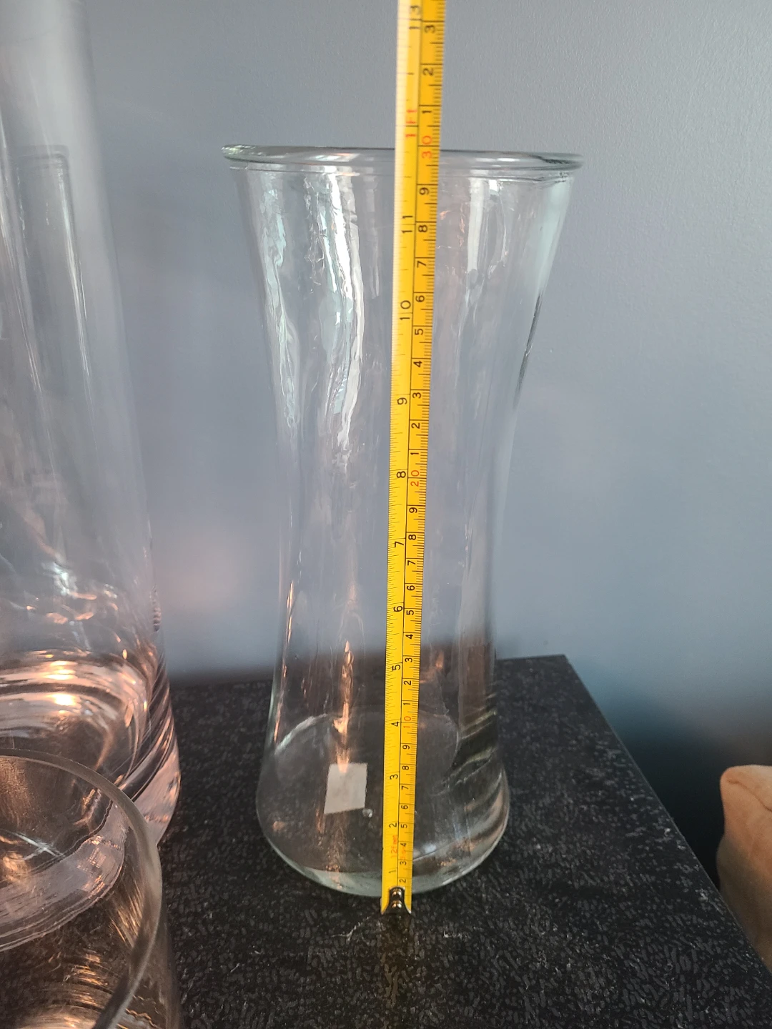 Set of 3 Clear Glass Vases -$5 for all 3 - photo 4