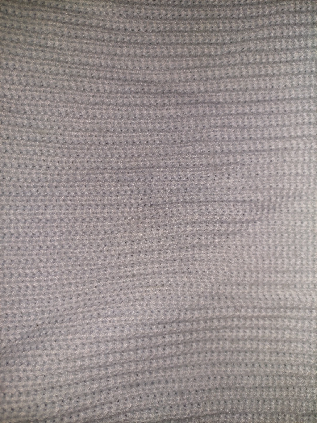 Light Blue Ribbed Knit Sweater - photo 2