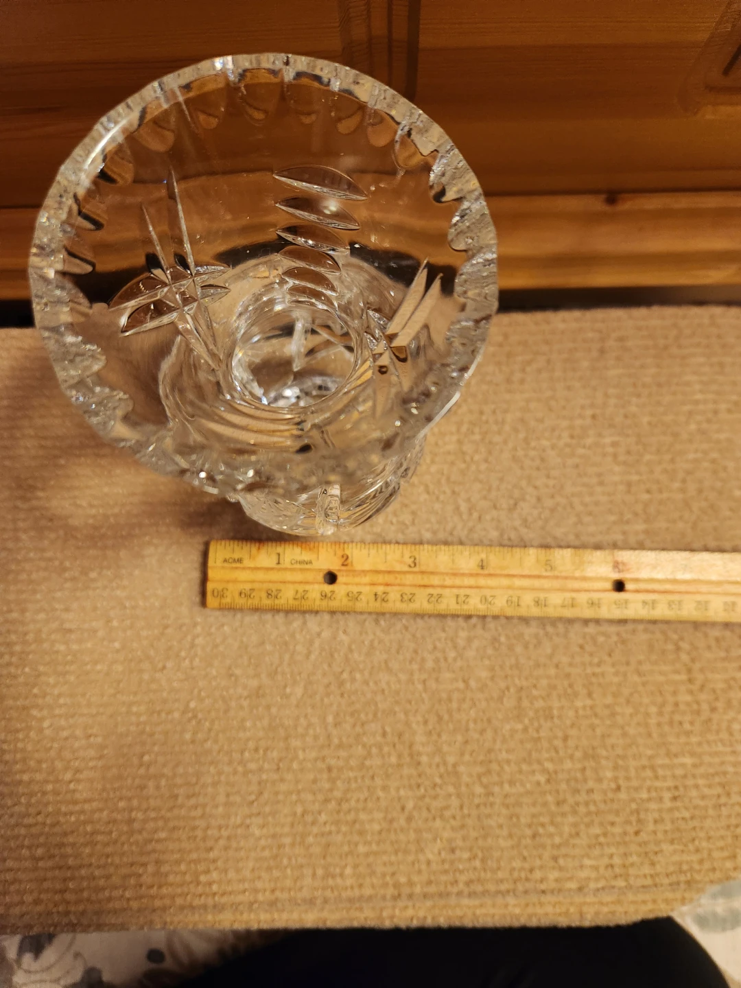 Clear Cut Crystal Decorative Vase - photo 4
