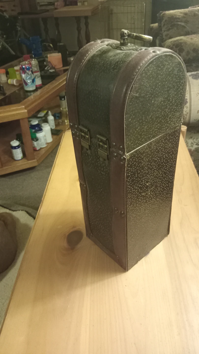 Vintage Wine Bottle Carrying Case - photo 3