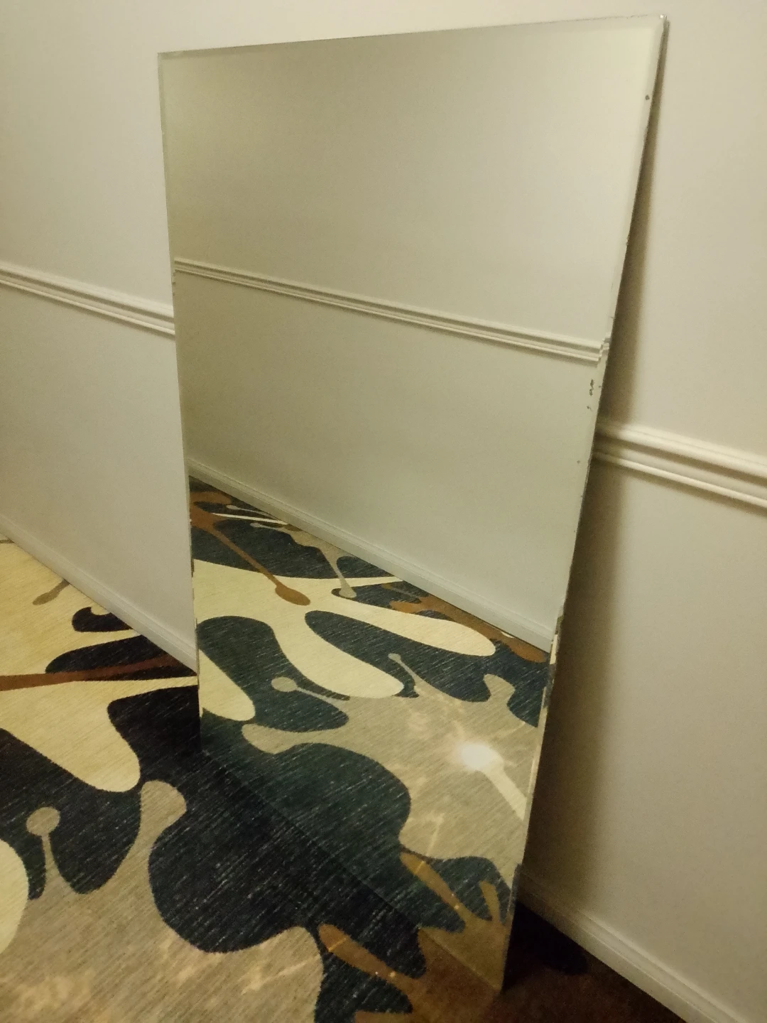 Large Frameless Rectangular Wall Mirror - photo 3