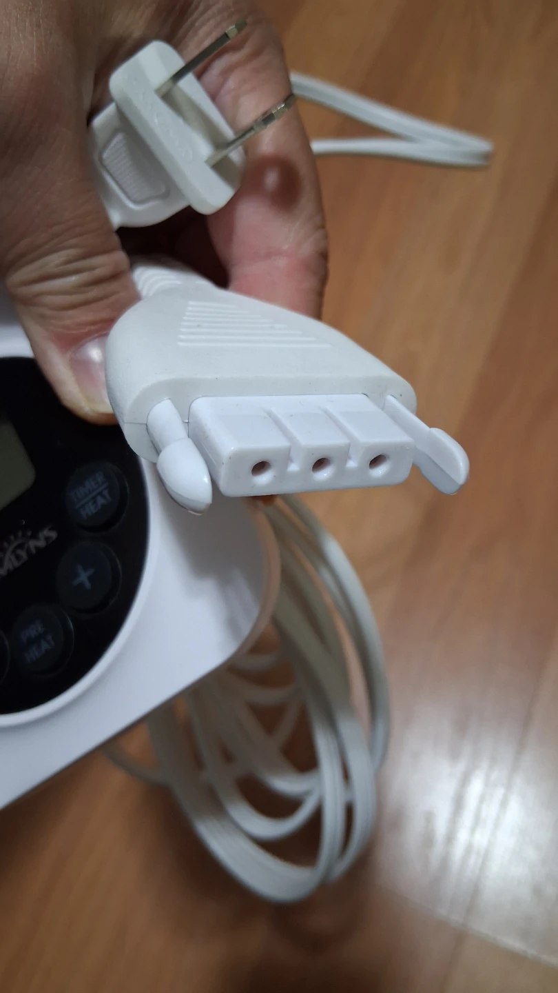 Homlyns Timer Controller Power cord for Heated Mattress - photo 3