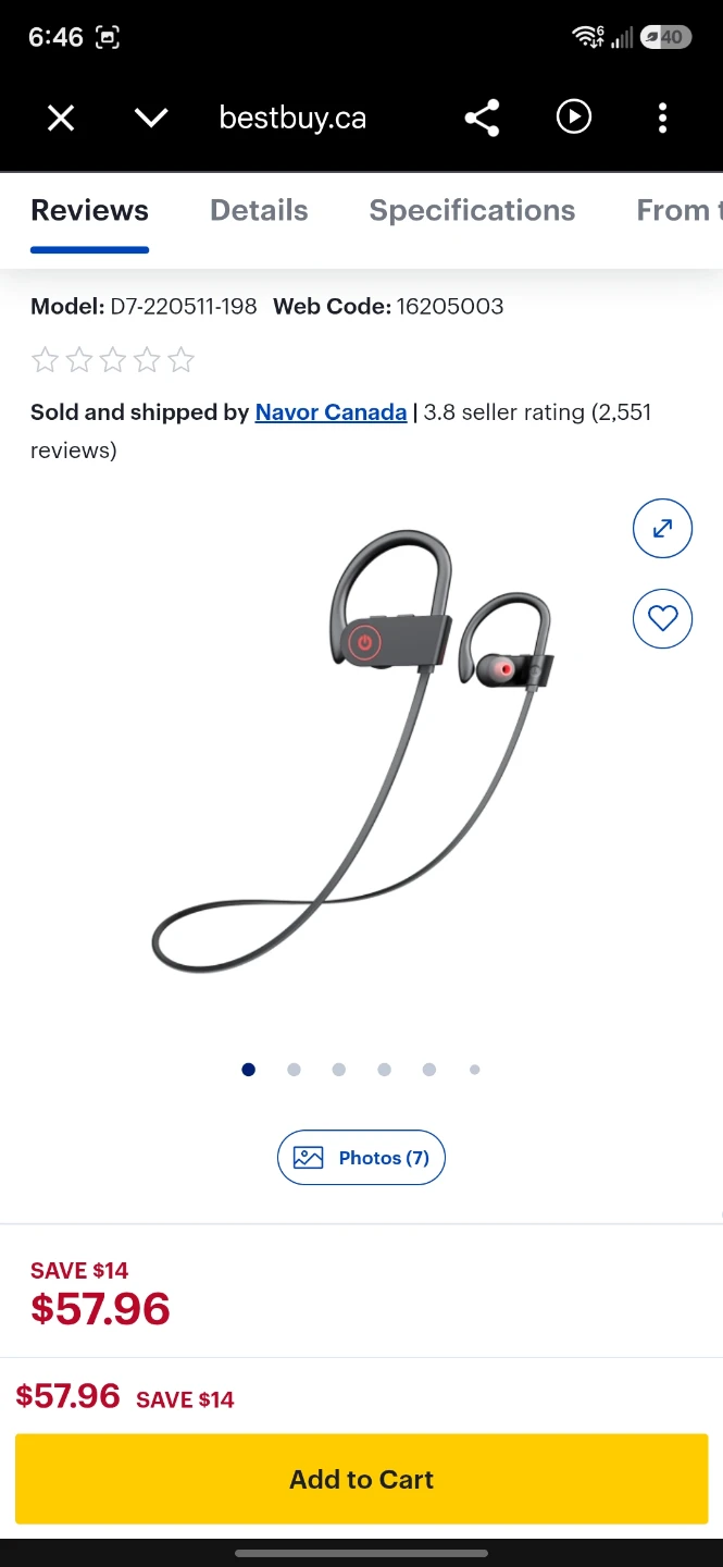 Navor Wireless Sport Earphones - photo 2