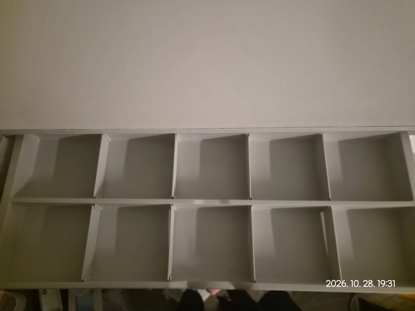 White Metal Frame Desk with Attached Shelving - photo 4