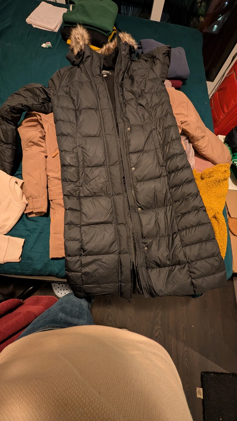 Edibower Down Parka Black S size