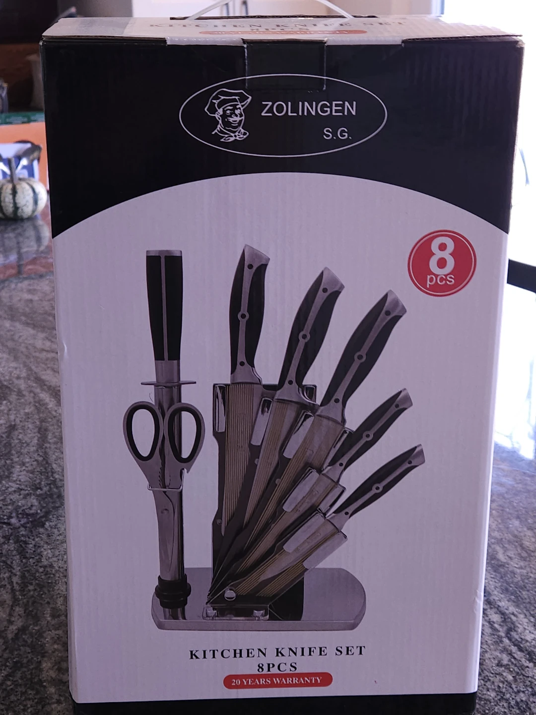 German Zolingen 8 pc Knife Set
