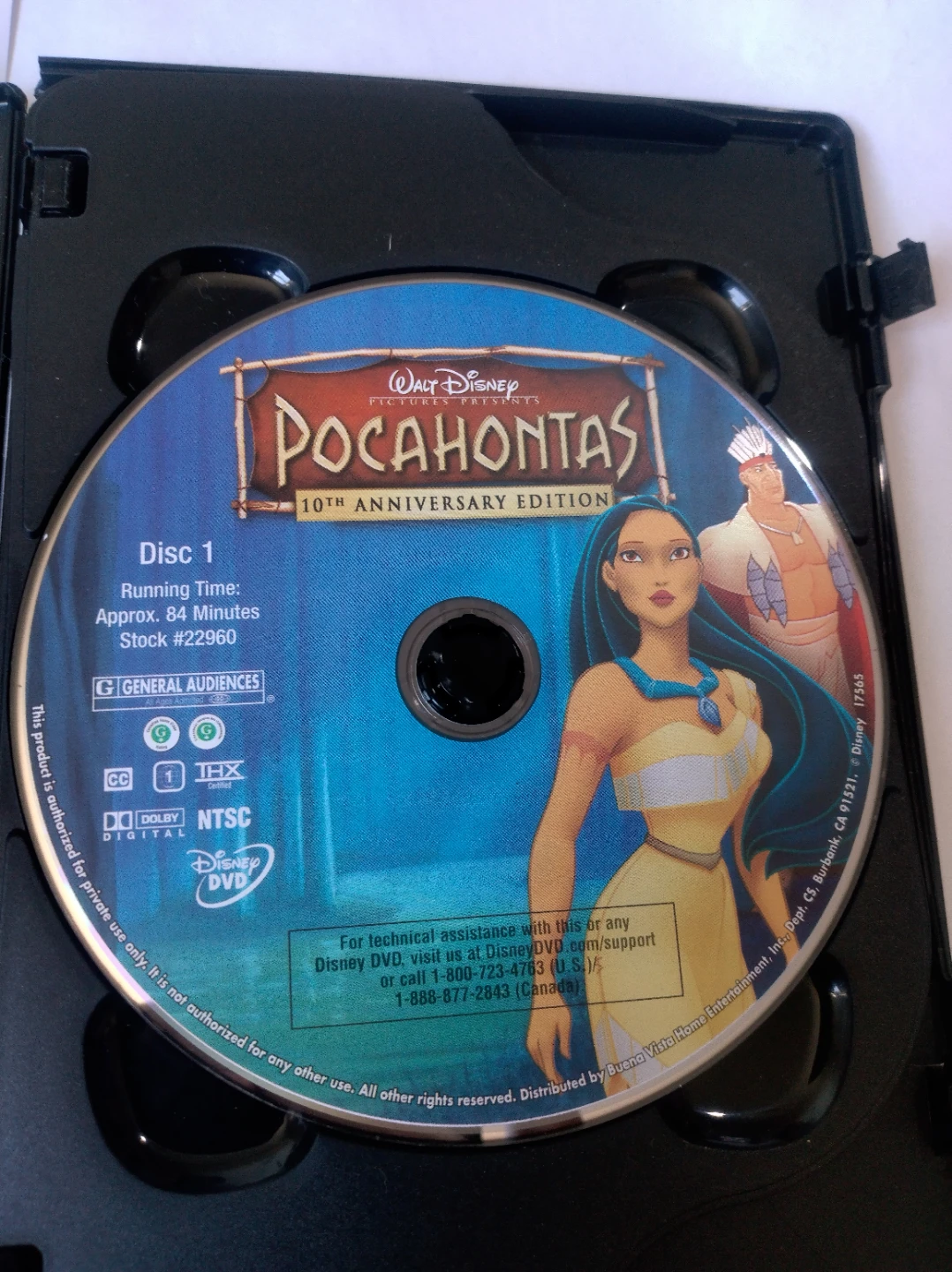 Pocahontas 10th Anniversary Edition 2-Disc DVD Set - photo 2