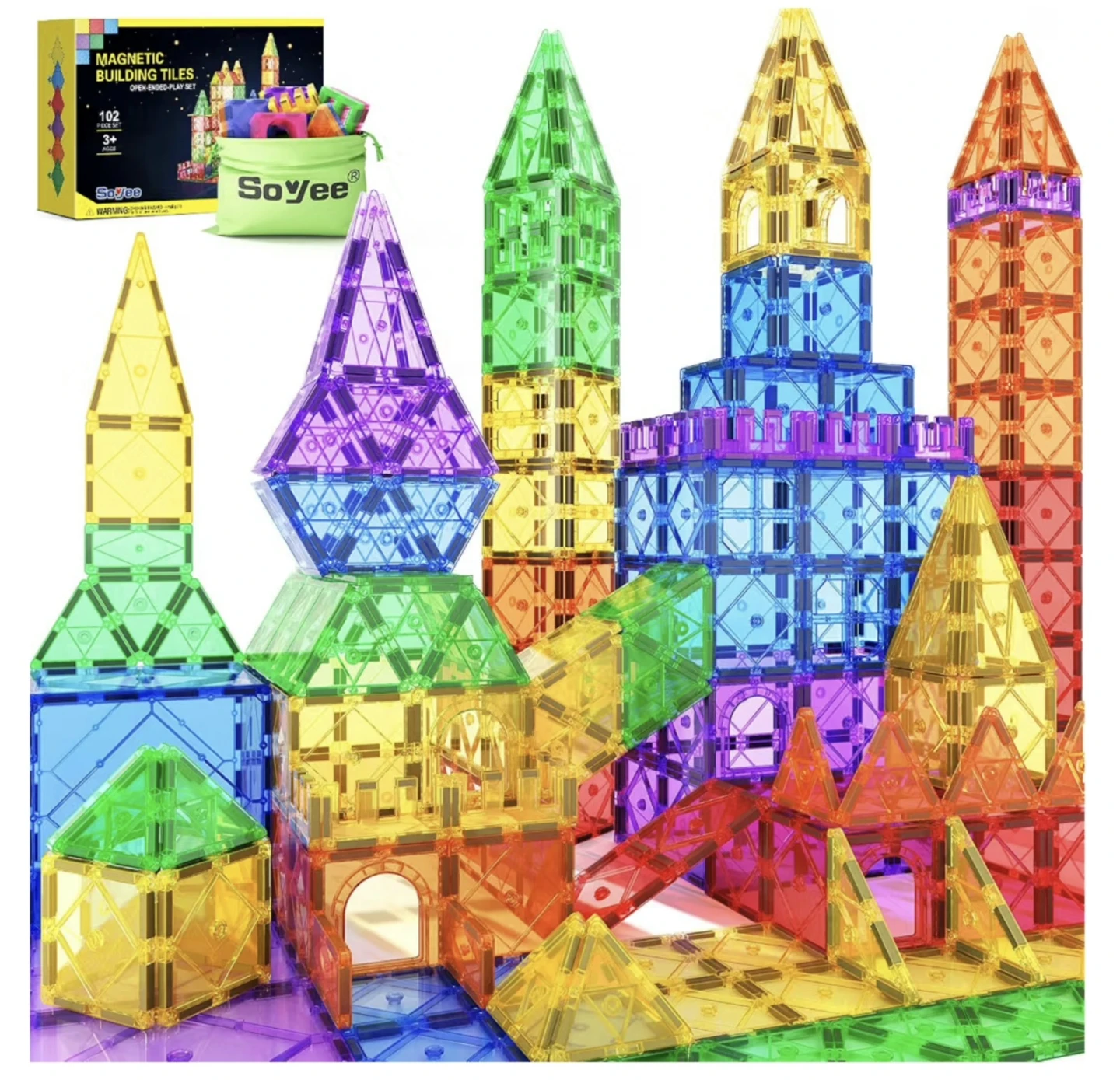 Magnetic Tiles Building Blocks