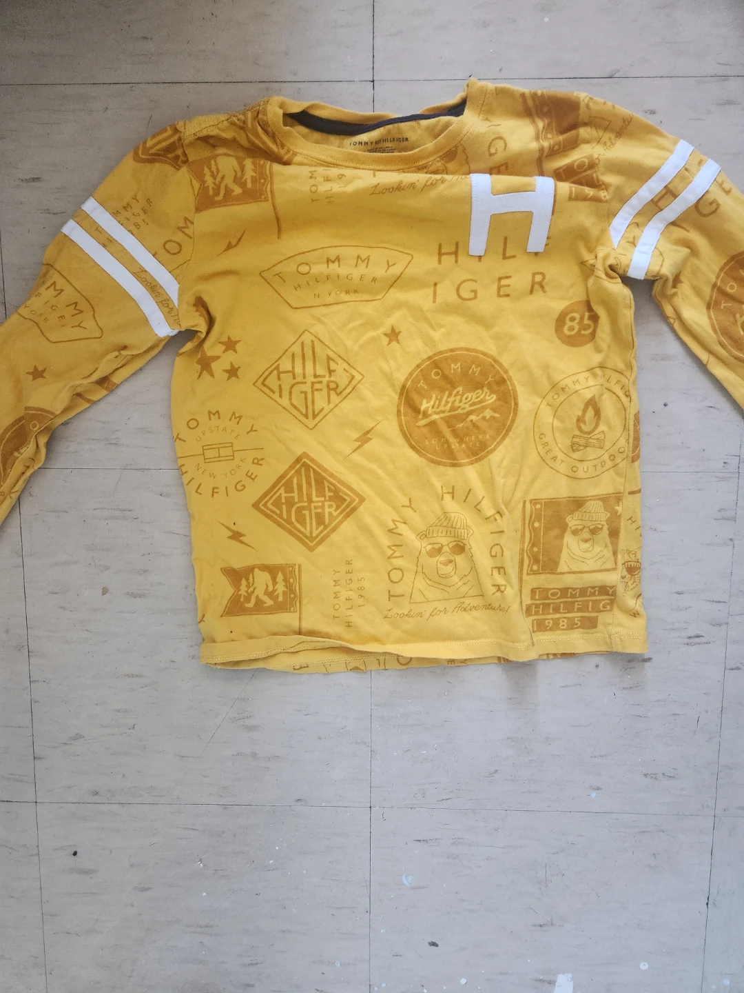 Tommy Hilfiger Yellow Long Sleeve Shirt