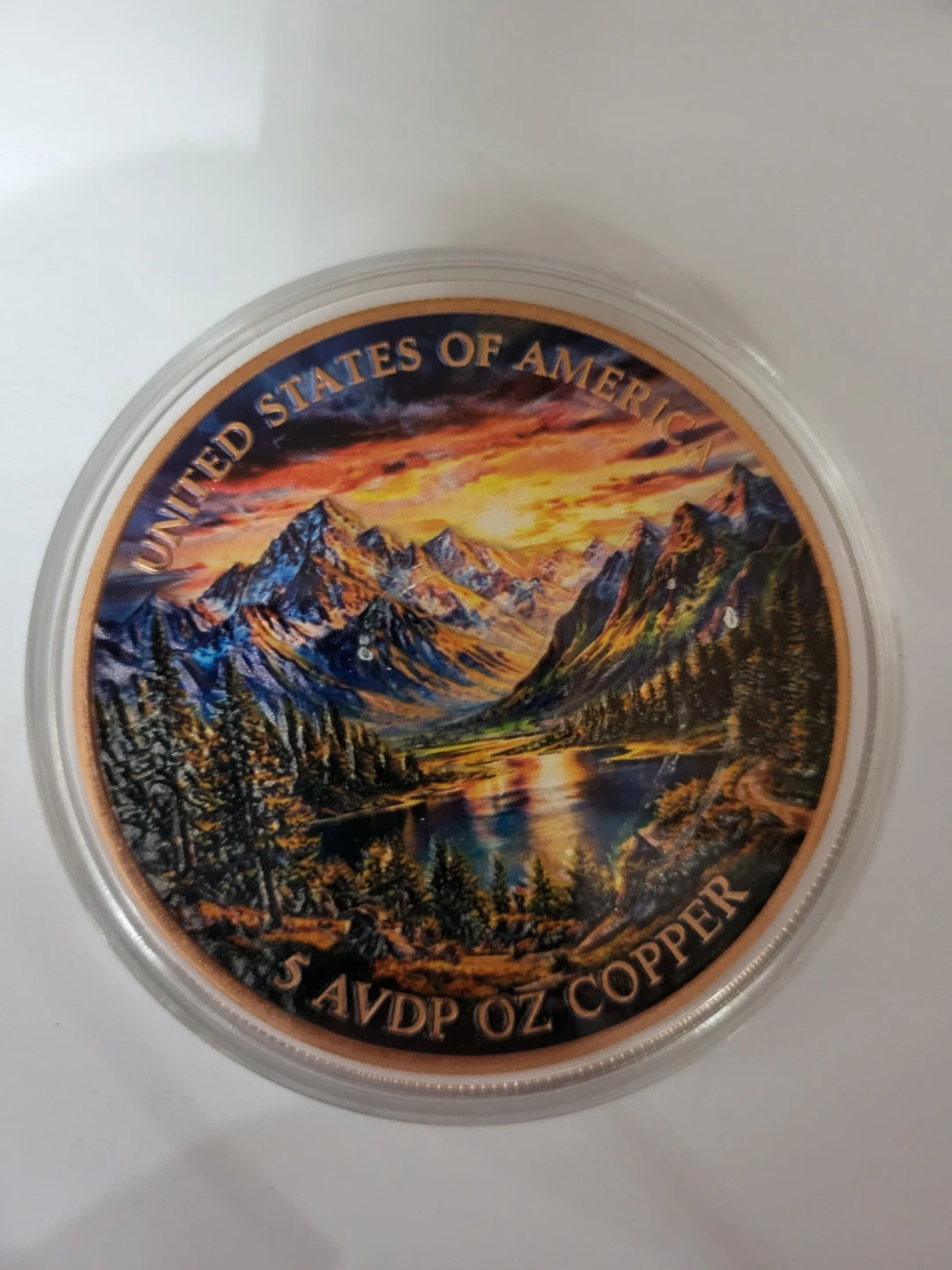 5 Ounce Copper Round Coin