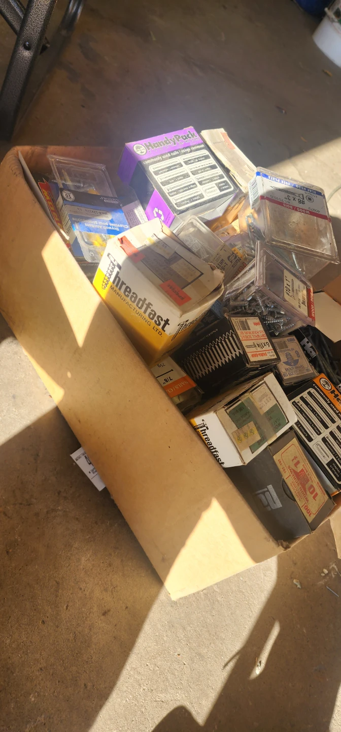 Assorted Hardware Screws and Nails Box - photo 2