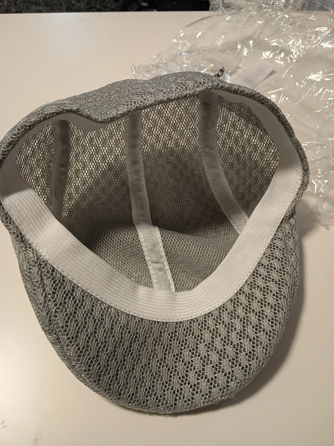 Light Grey Mesh Flat Cap - photo 3