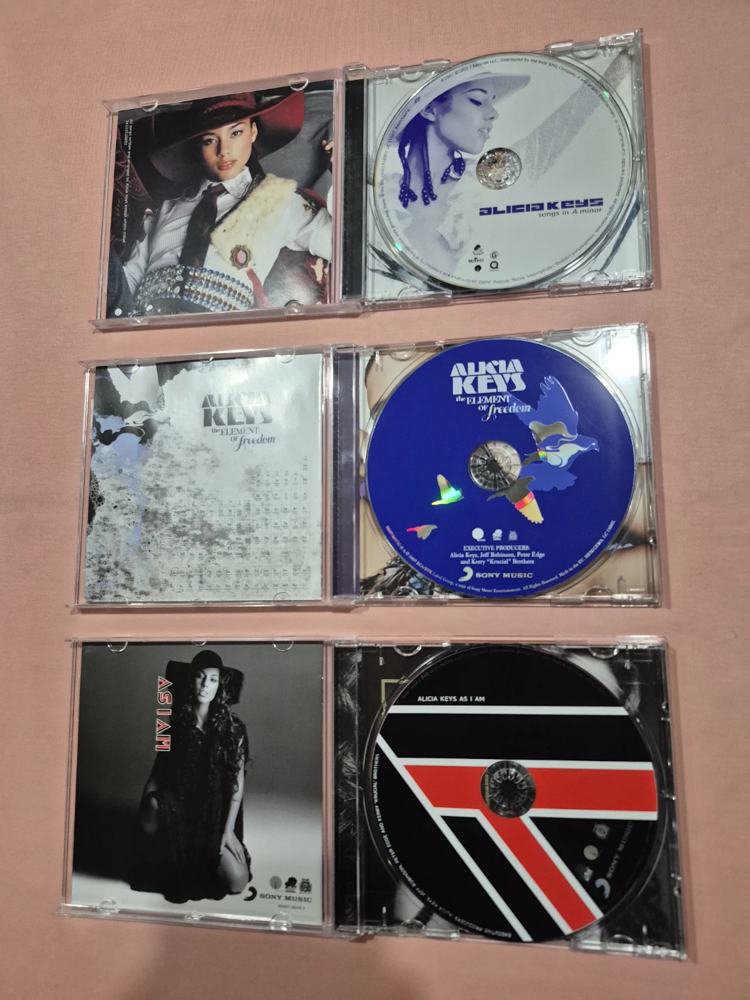 3 Alicia Keys CD Album Collection - photo 2