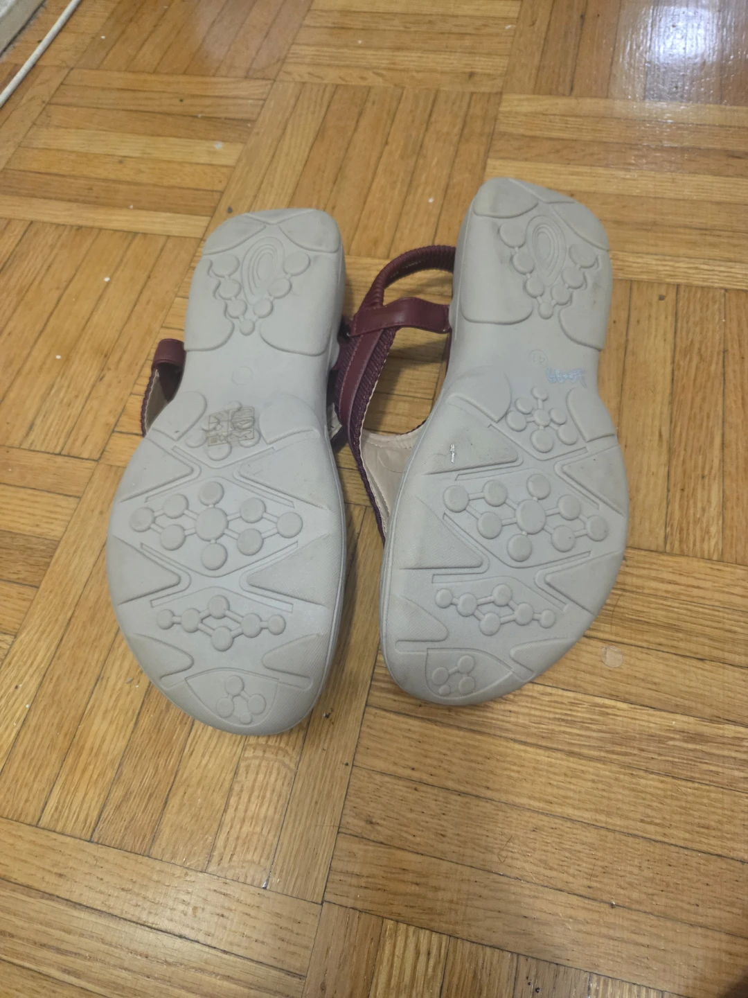 Sulvany Burgundy Sandals Size 40-41 - photo 2