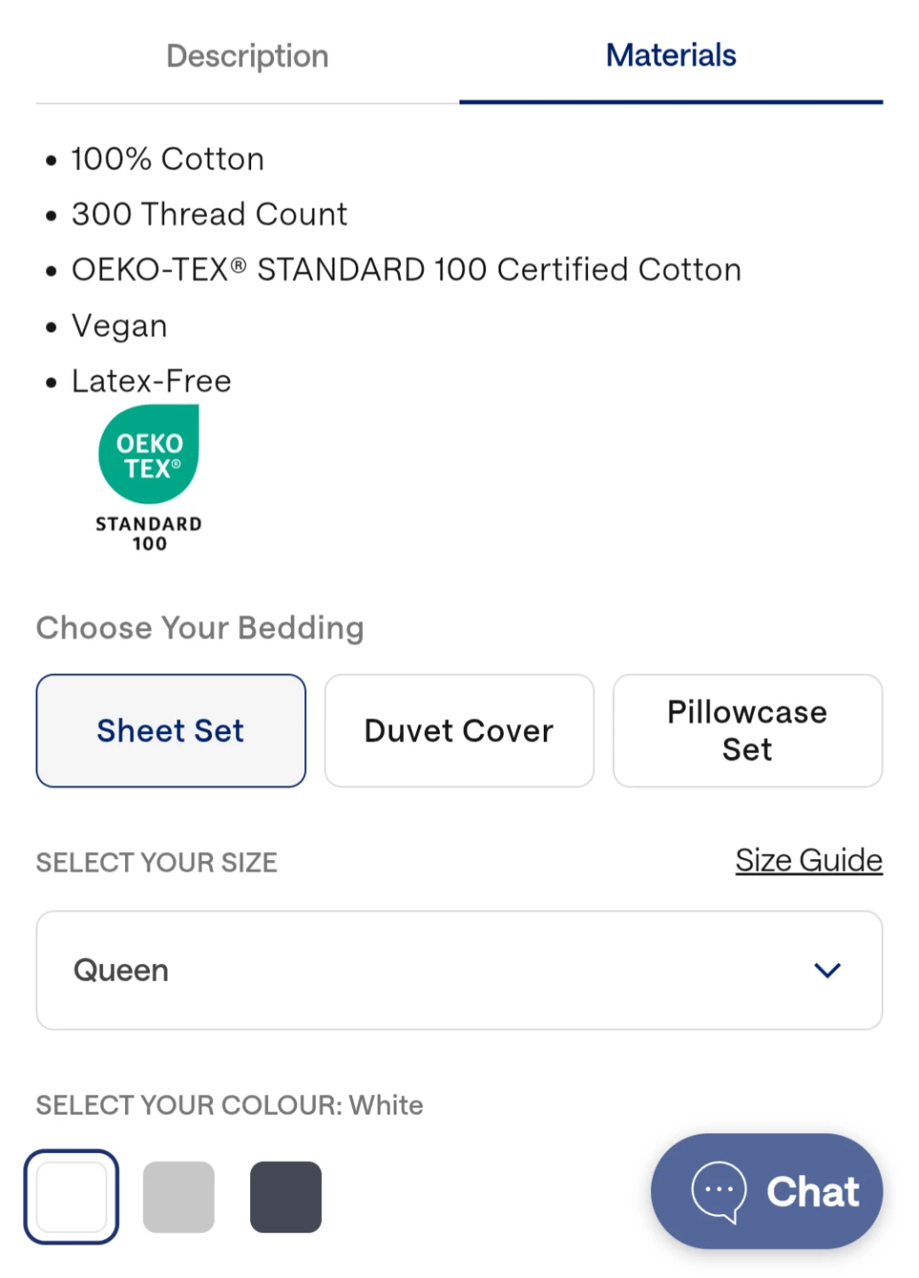 Casper Sheet Set - Queen - White - photo 3