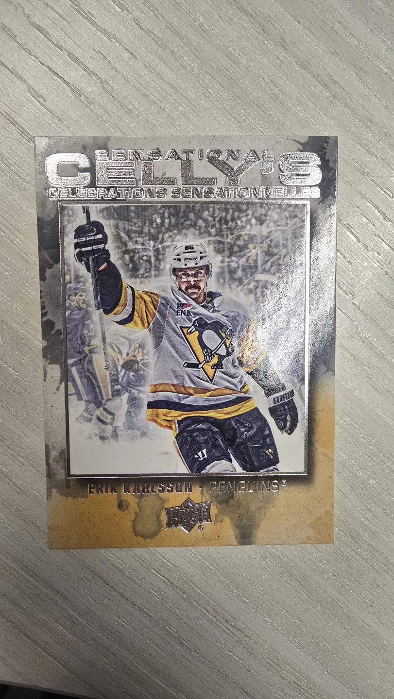 2026-2027 Tim Hortons Erik Karlsson Sensational Celly's Card