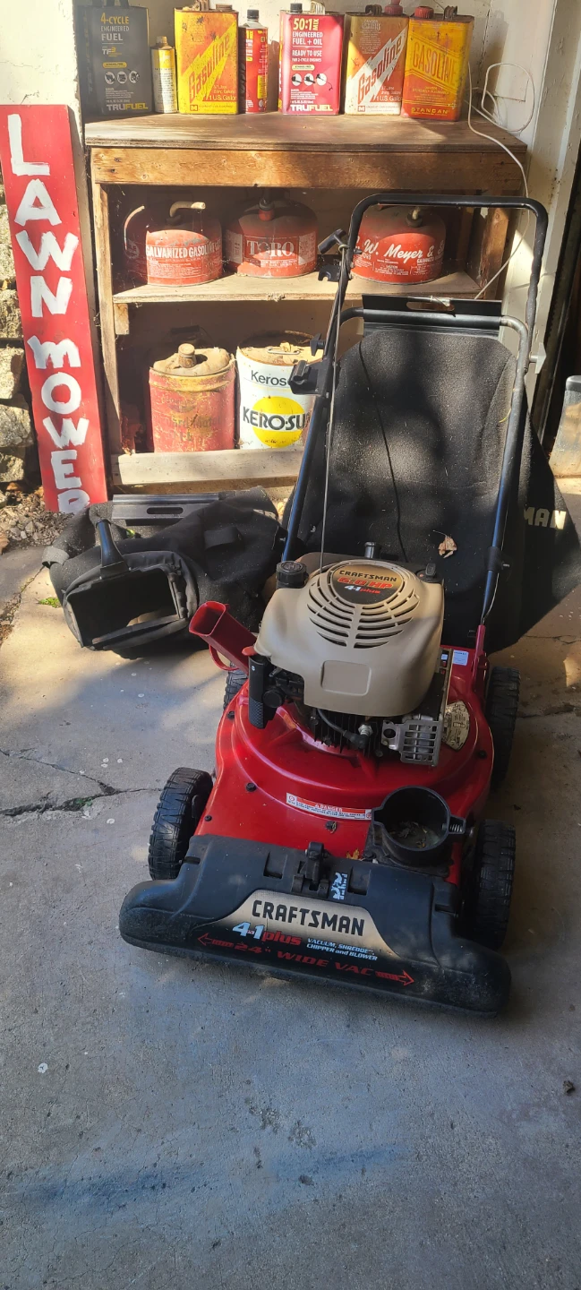 Craftsman 6.0 HP 4-in-1 Wide Vac Lawn Mower