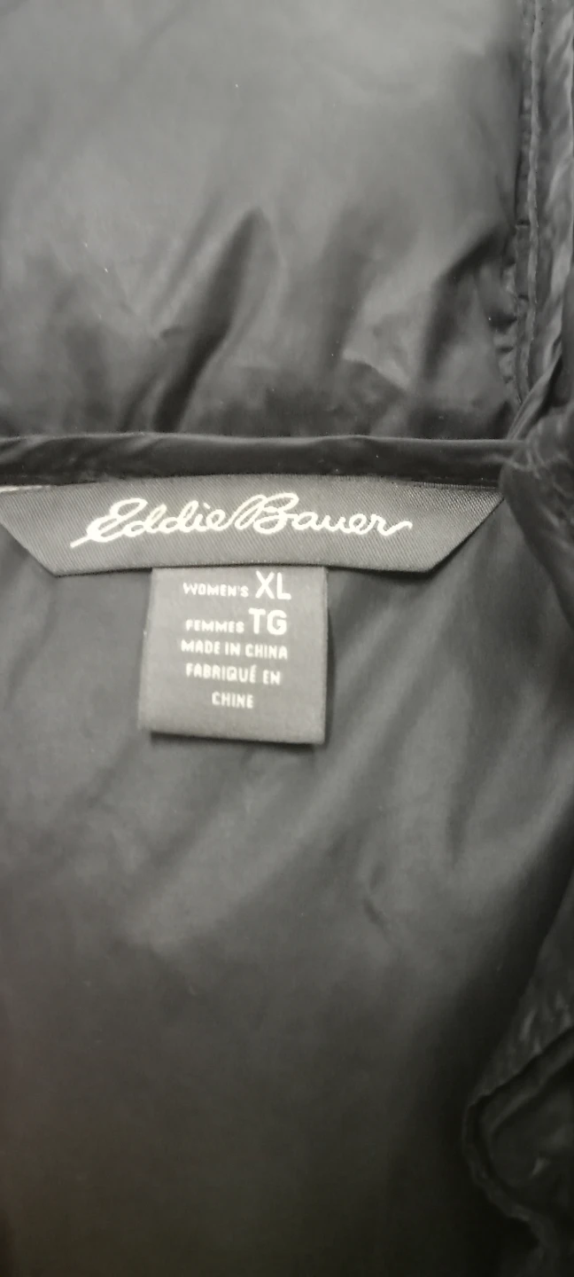 Eddie Bauer Women's Black Down Jacket XL - photo 3
