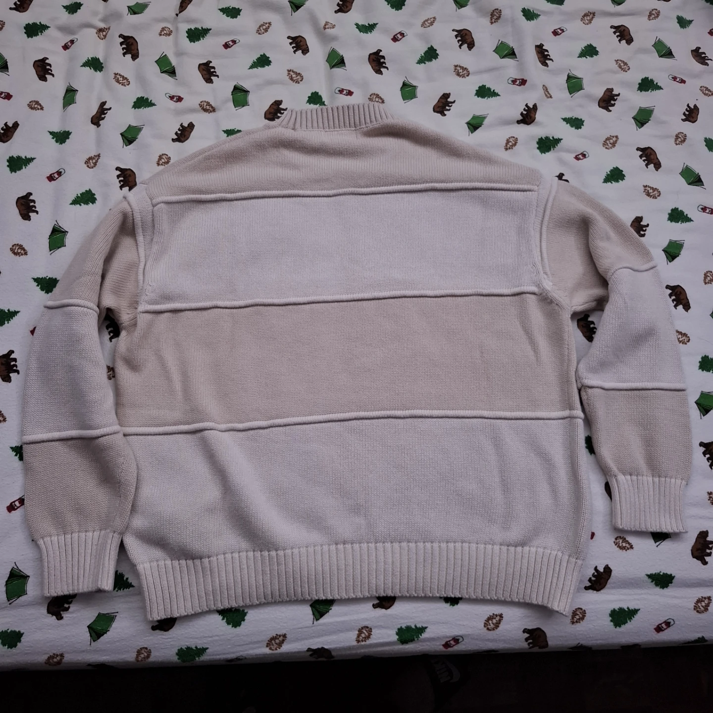 Pull&Bear Knit Crewneck Beige Sweater - photo 2